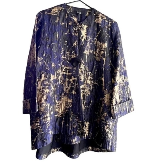 LIOR PARIS Asymmetrical Front Button Jacket Size Small - Picture 1 of 8